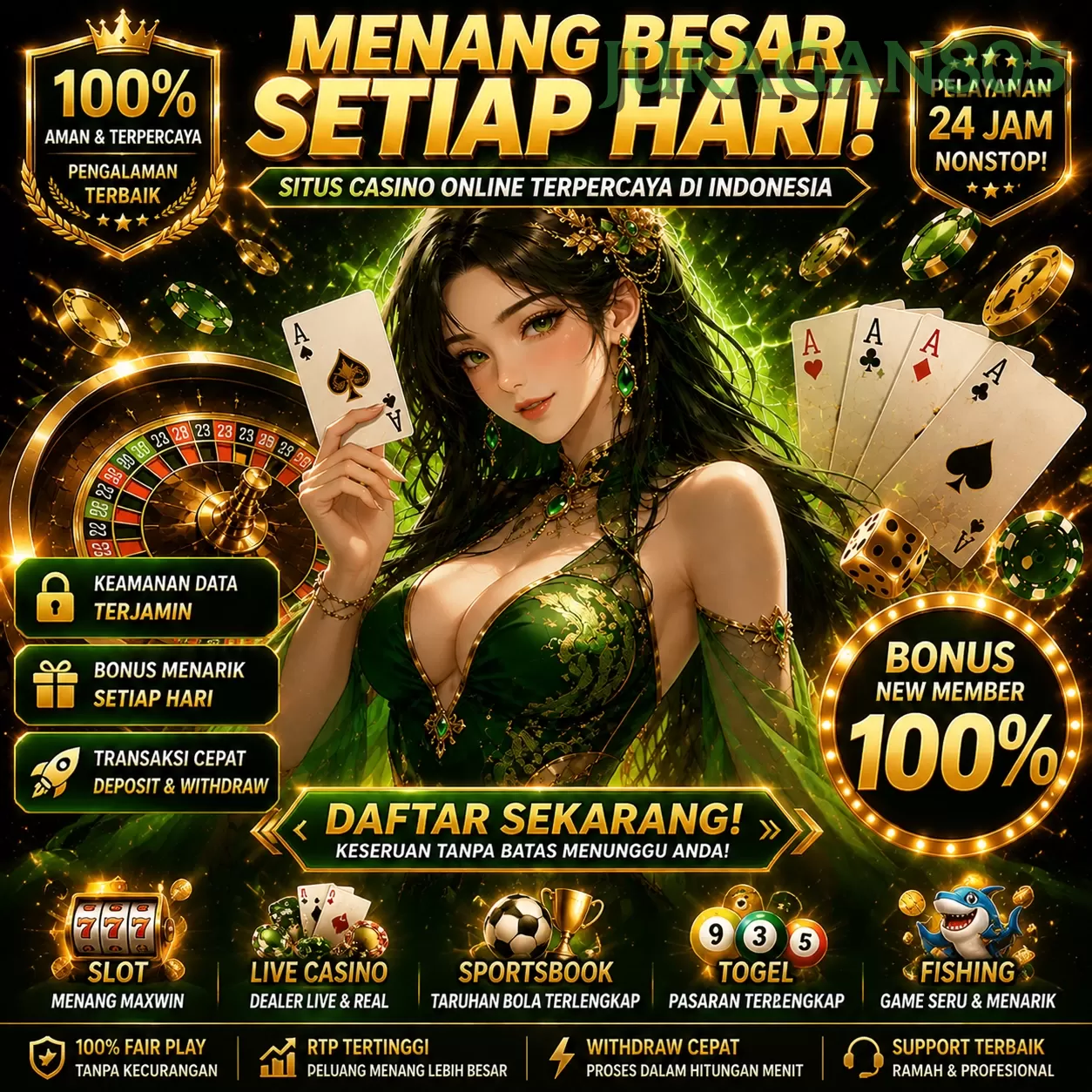 BONUS GARANSI KEKALAHAN SALDO KEMBALI 100_ promotion image